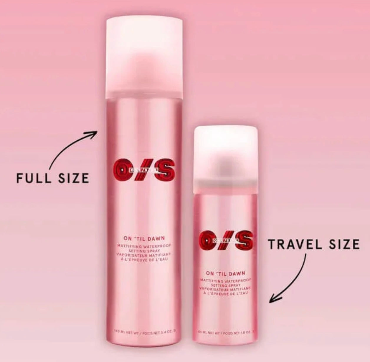 ONE/SIZE BY PATRICK STARRR ON ‘TIL DAWN MATTIFYING WATERPROOF SETTING SPRAY
