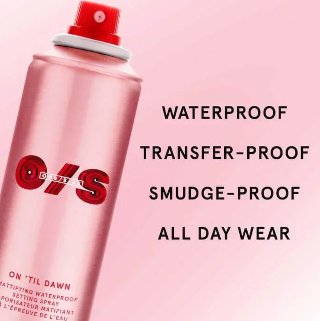 ONE/SIZE BY PATRICK STARRR ON ‘TIL DAWN MATTIFYING WATERPROOF SETTING SPRAY