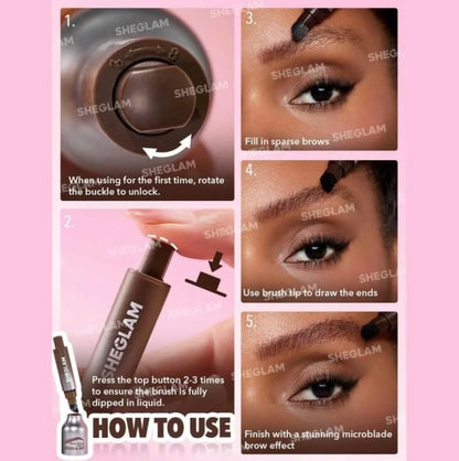 SHEGLAM BROW-FECTION ANGLED BRUSH & DIP