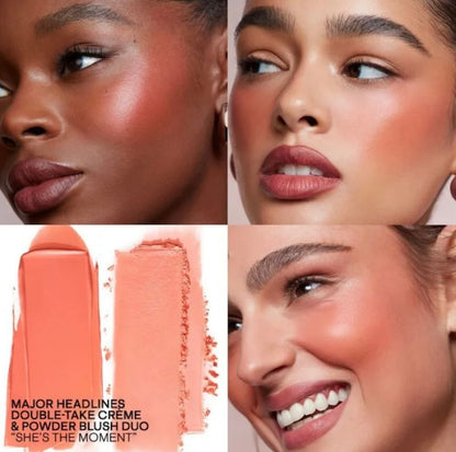 PATRICK TA MAJOR HEADLINES DOUBLE-TAKE CRÈME & POWDER BLUSH DUO